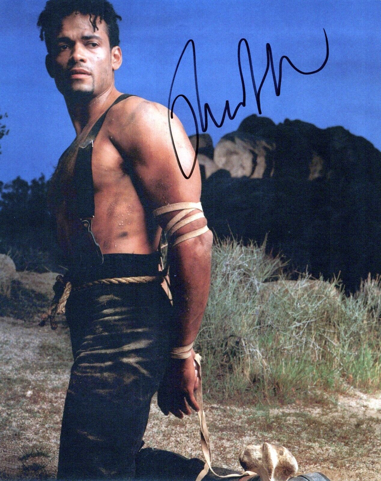 Mario Van Peebles head shot autographed Photo Poster painting signed 8x10 #2