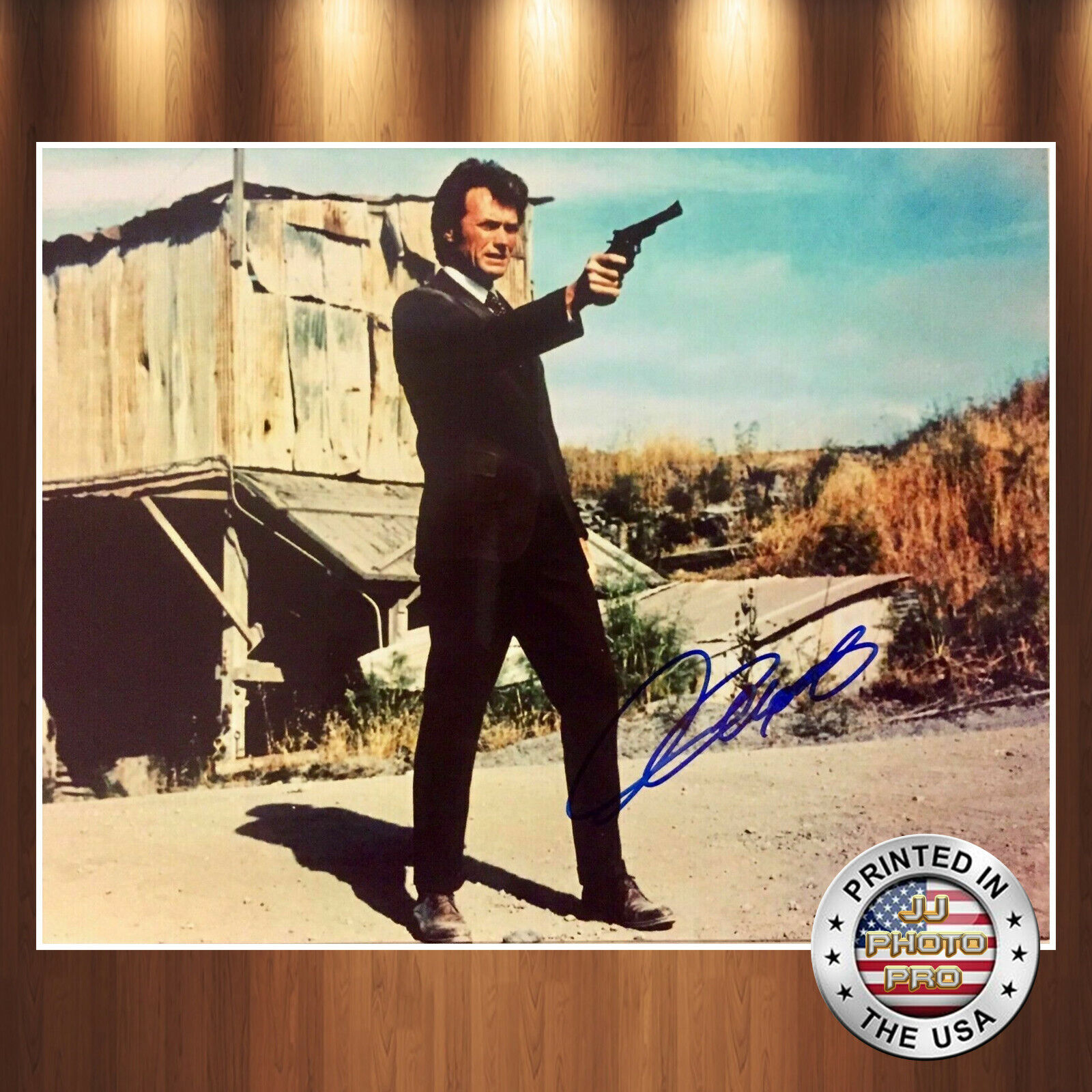 Clint Eastwood Autographed Signed 8x10 Photo Poster painting (Dirty Harry) REPRINT