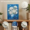 (20x30cm)DIY Flower Vase Framed Handmade Pearl Painting Art Craft Kit Living Home Decor