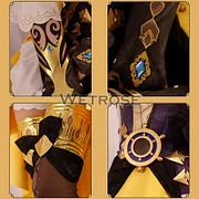 [Wetrose] In Stock Navia SR/SSR Genshin Impact Cosplay Costume Wig Rose Hat Full Set