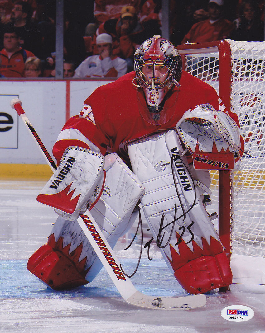 Jimmy Howard SIGNED 8x10 Photo Poster painting Detroit Red Wings PSA/DNA AUTOGRAPHED