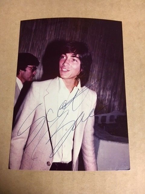 Scott Baio Signed 4x5 Vintage Photo Poster painting with Auction House COA