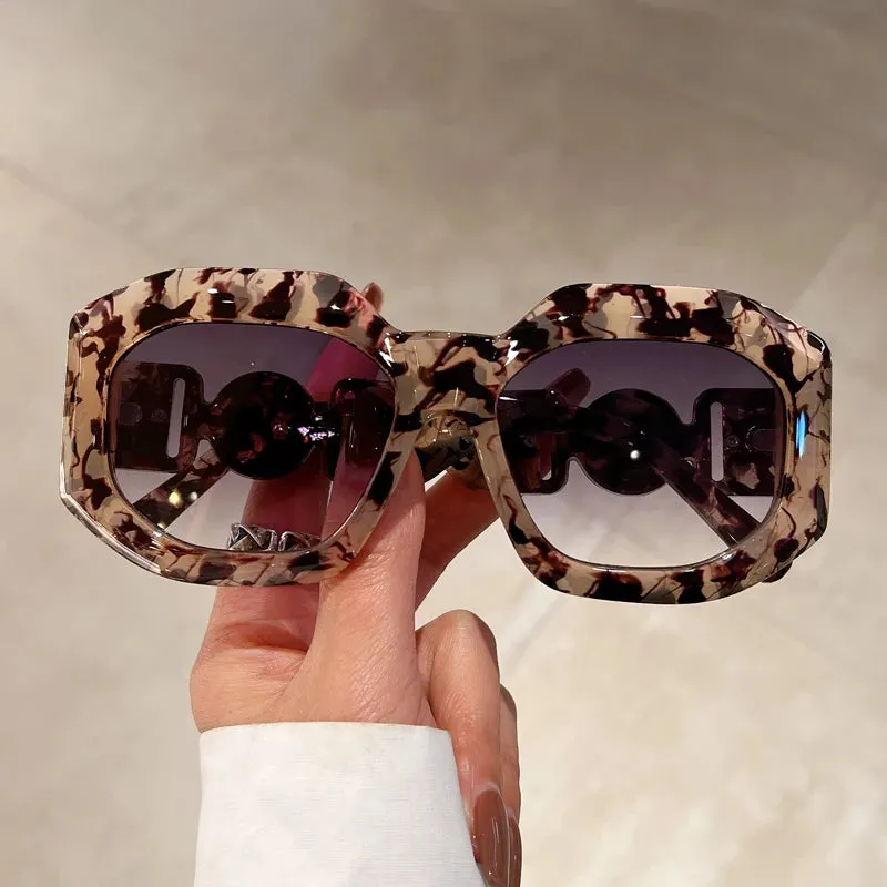 Brownm Square Sunglasses