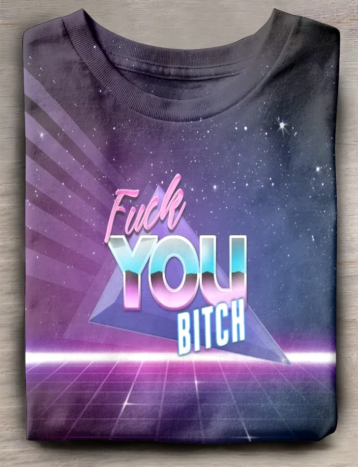 Eagerlys  Fuck You Bitch T-shirt Eagerlys