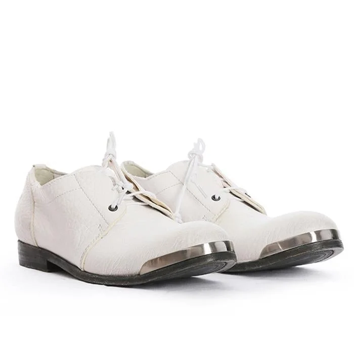 Trendy color leather retro lace-up shoes | EGEMISS