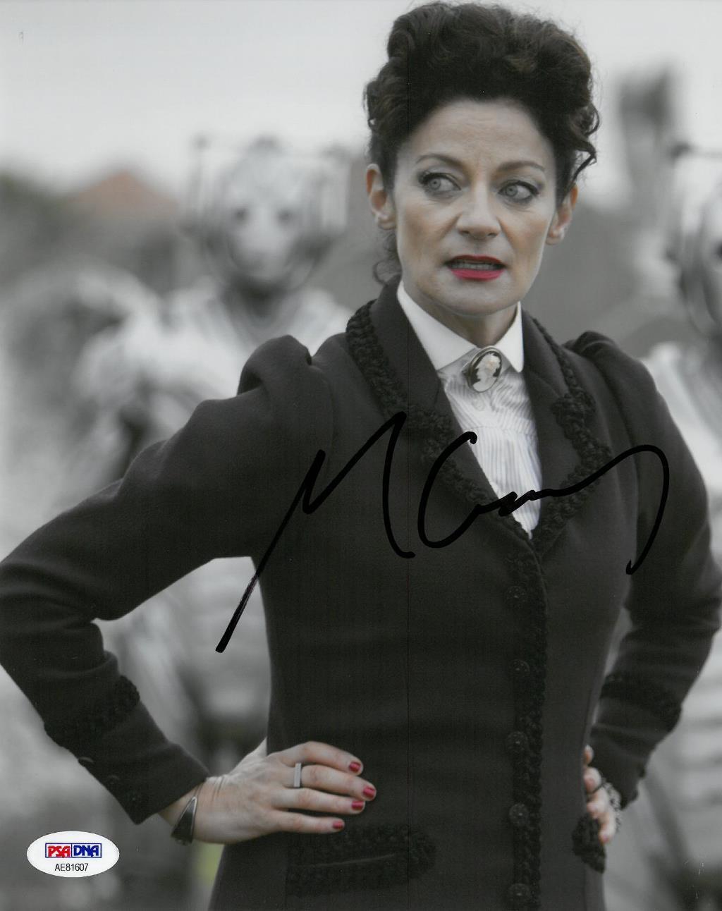 Michelle Gomez Signed Dr. Who Authentic Autographed 8x10 Photo Poster painting PSA/DNA #AE81607