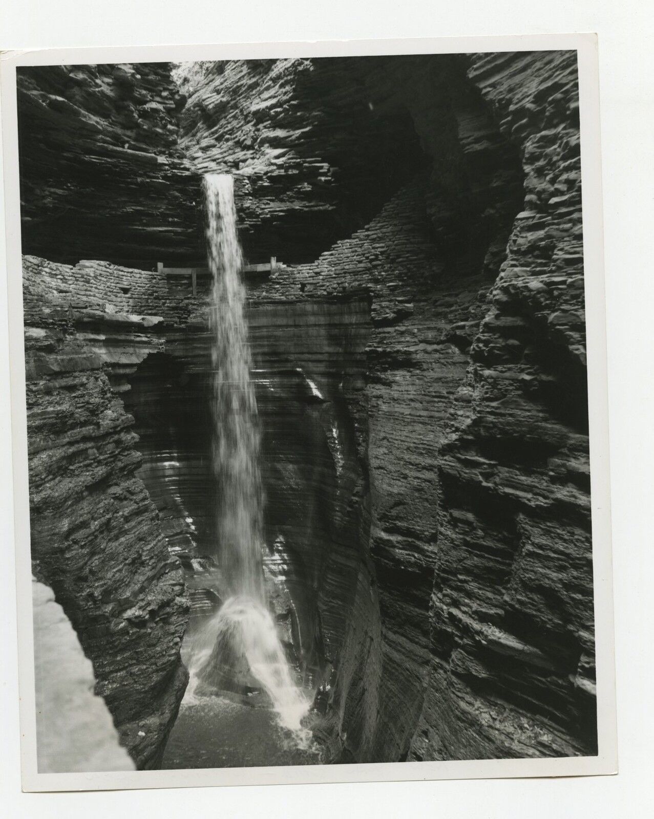 New York History - Vintage 8x10 Publication Photo Poster paintinggraph - Watkins Glen State Park