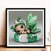 Diamond Painting -DIY Round Drill Doll with Large Eyes