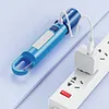 4Pcs XPE+COB LED Camping 300LM Flashlight Zoomable Bright Torch USB-C Lantern
