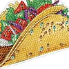 DIY Special Shape Diamond Art Fridge Magnets Sticker Kit (Taco)