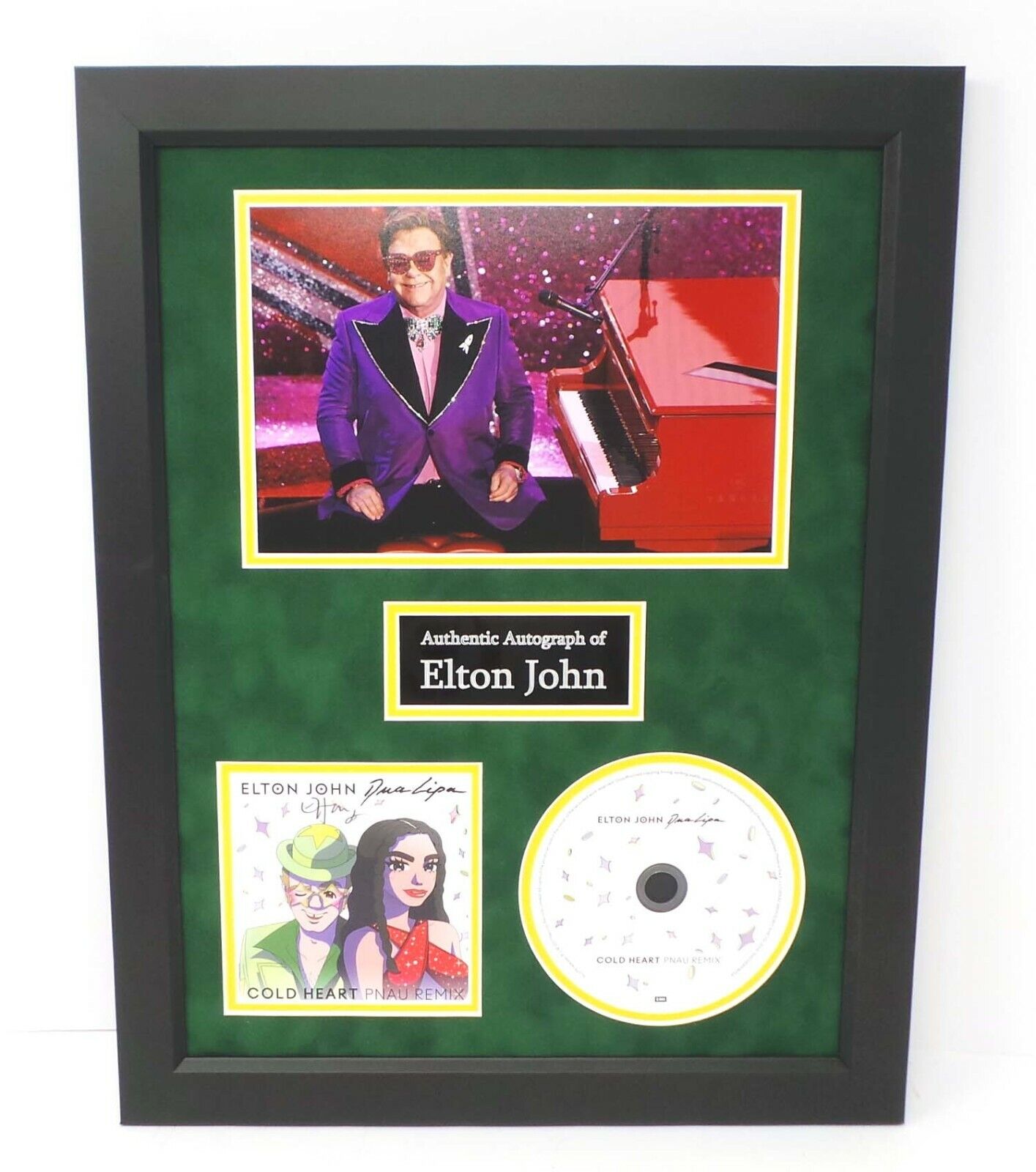 Elton JOHN Signed Mounted & Framed 16x12 CD Artcard Photo Poster painting Display 4 AFTAL RD COA