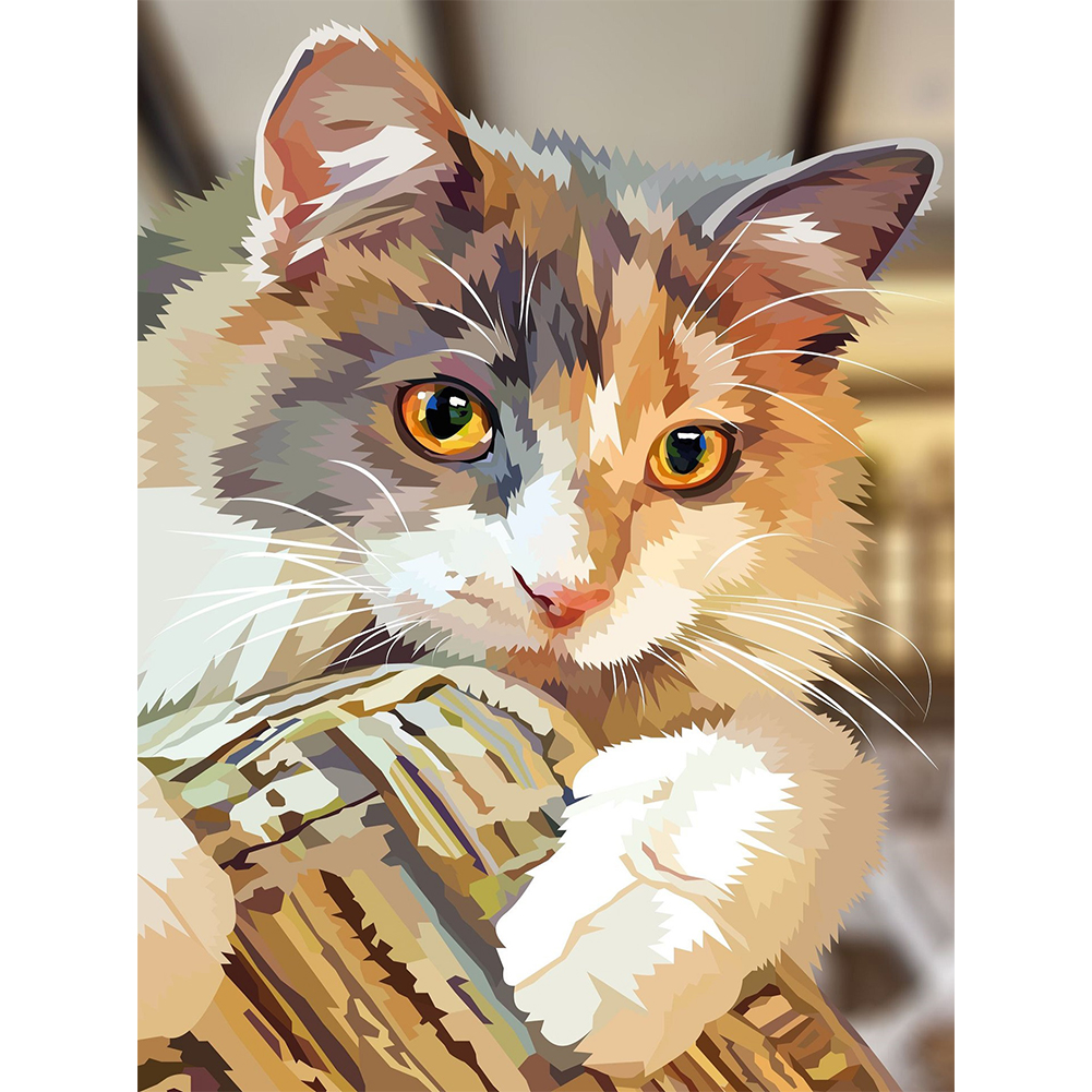

Cool Cat - Round Drill Diamond Painting - 30*40CM, 501 Original