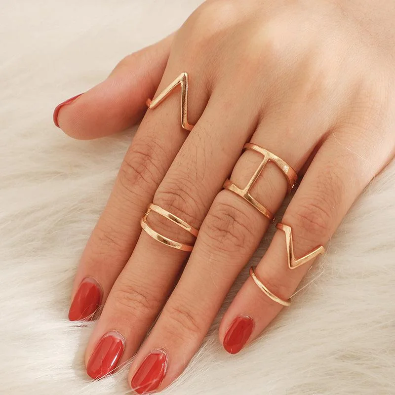 Women plus size clothing Vintage Golden Ring Wholesale Cheap Jewelry-Nordswear