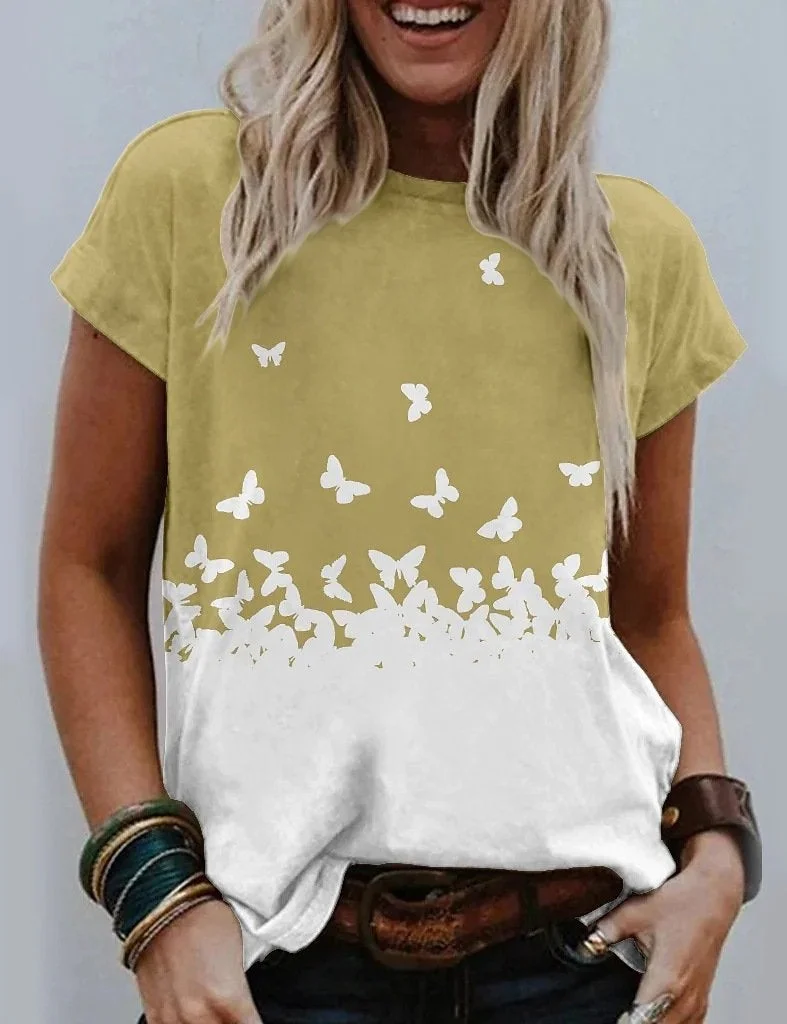 Little Butterfly Printed Shirt