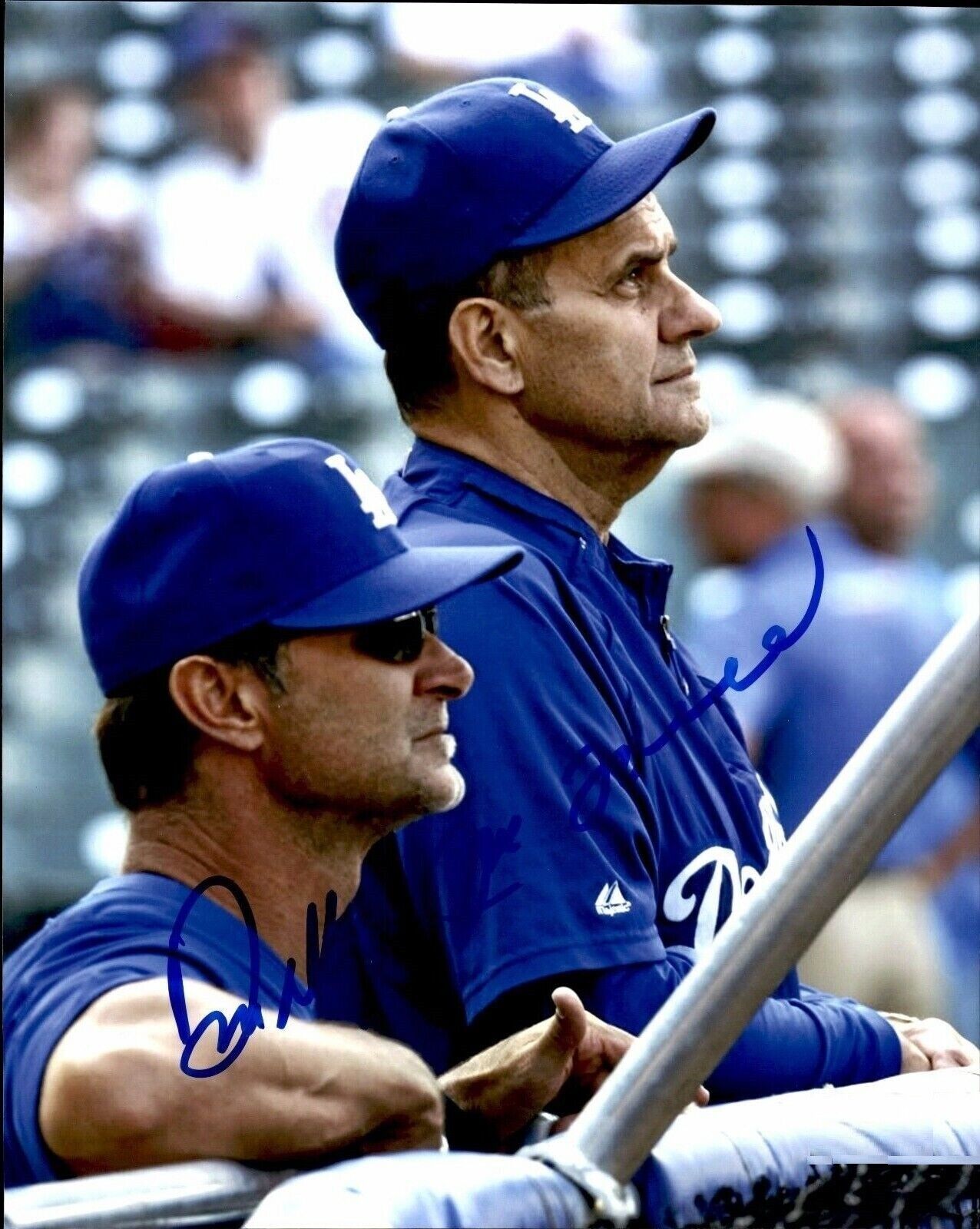 Joe Torre / Don Mattingly Autographed Signed 8x10 Photo Poster painting ( HOF Dodgers ) REPRINT