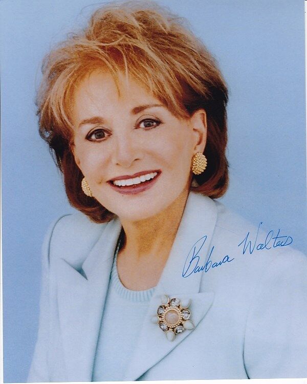 BARBARA WALTERS Signed Autographed Photo Poster painting