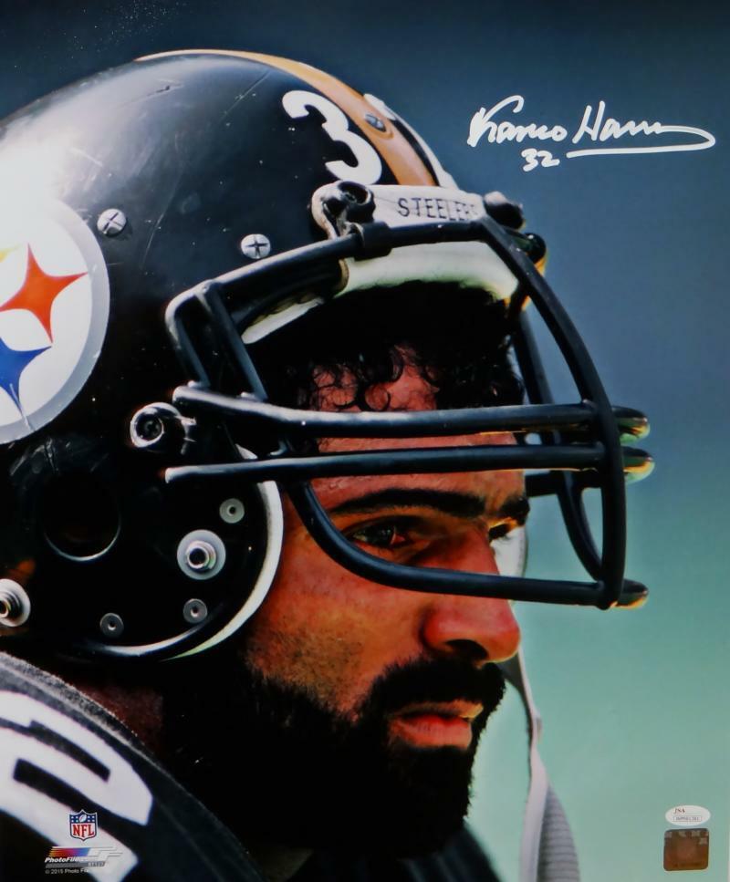 Franco Harris Autographed Steelers 16x20 Close Up PF Photo Poster painting- JSA W Auth *White