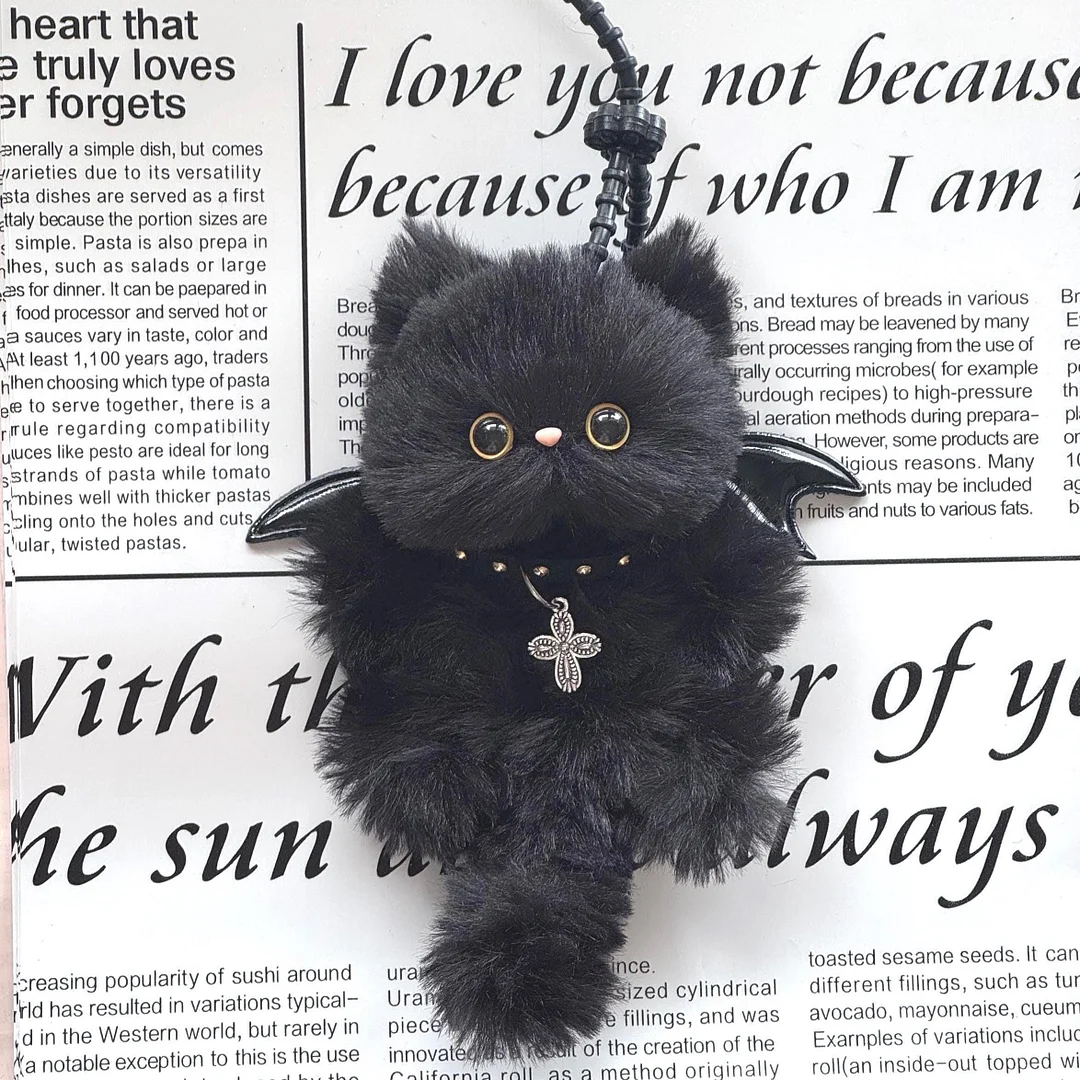 Batwing Cat Charm