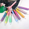Colored Diamond Gradient Diamond Paint Drills Pen with 5 Nibs, DIY Diamond Accessories