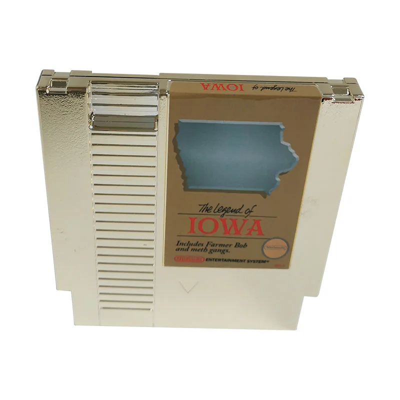 The Legend of Iowa For Nintendo NES - 8 Bit Game Cartridge