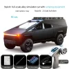 Pickup Alloy Car Cybertruck Scale Remote Control Toy Car 1:24 Cyber Simulation Camping Car Model