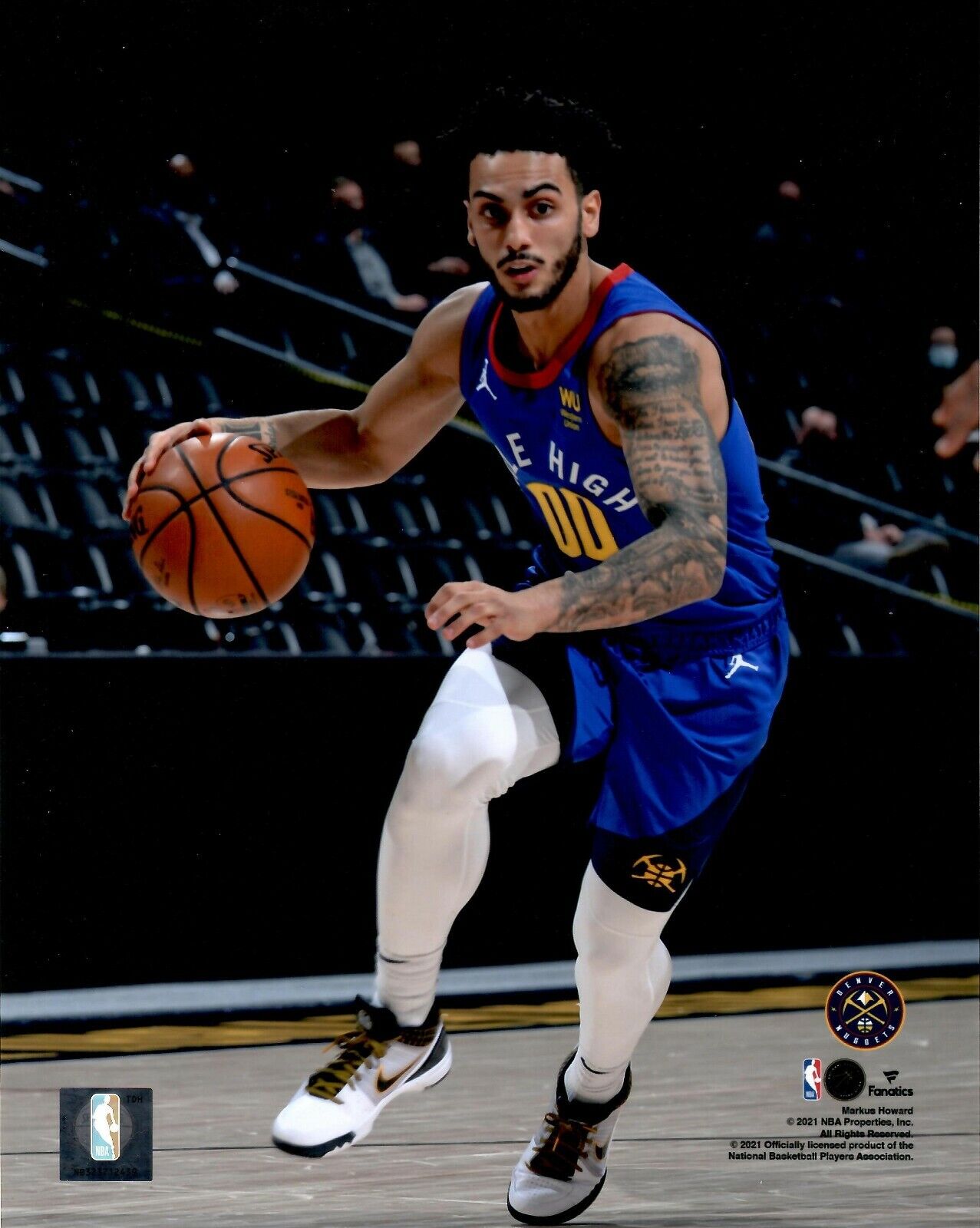 Markus Howard 8x10 Photo Poster painting NBA Denver Nuggets Fanatics Licensed Marquette