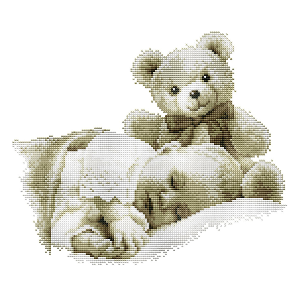 

Sleeping Boy - 14CT Stamped Cross Stitch - 36*33CM, 501 Original