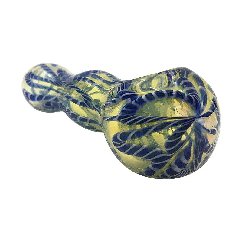 Mixed Color Spoon Pipes Hookahs Glass Smoking Pipe