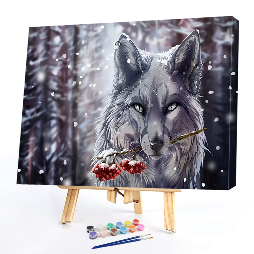 

40x50cm - Paint By Numbers Animal Wolf, 501 Original