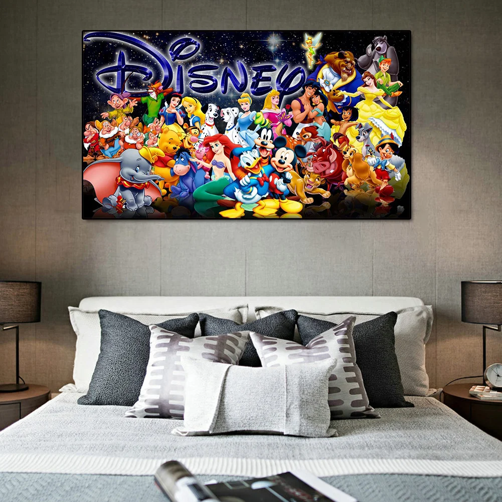 Diamond Painting - Full Round Drill - Disney Characters(75*45cm)