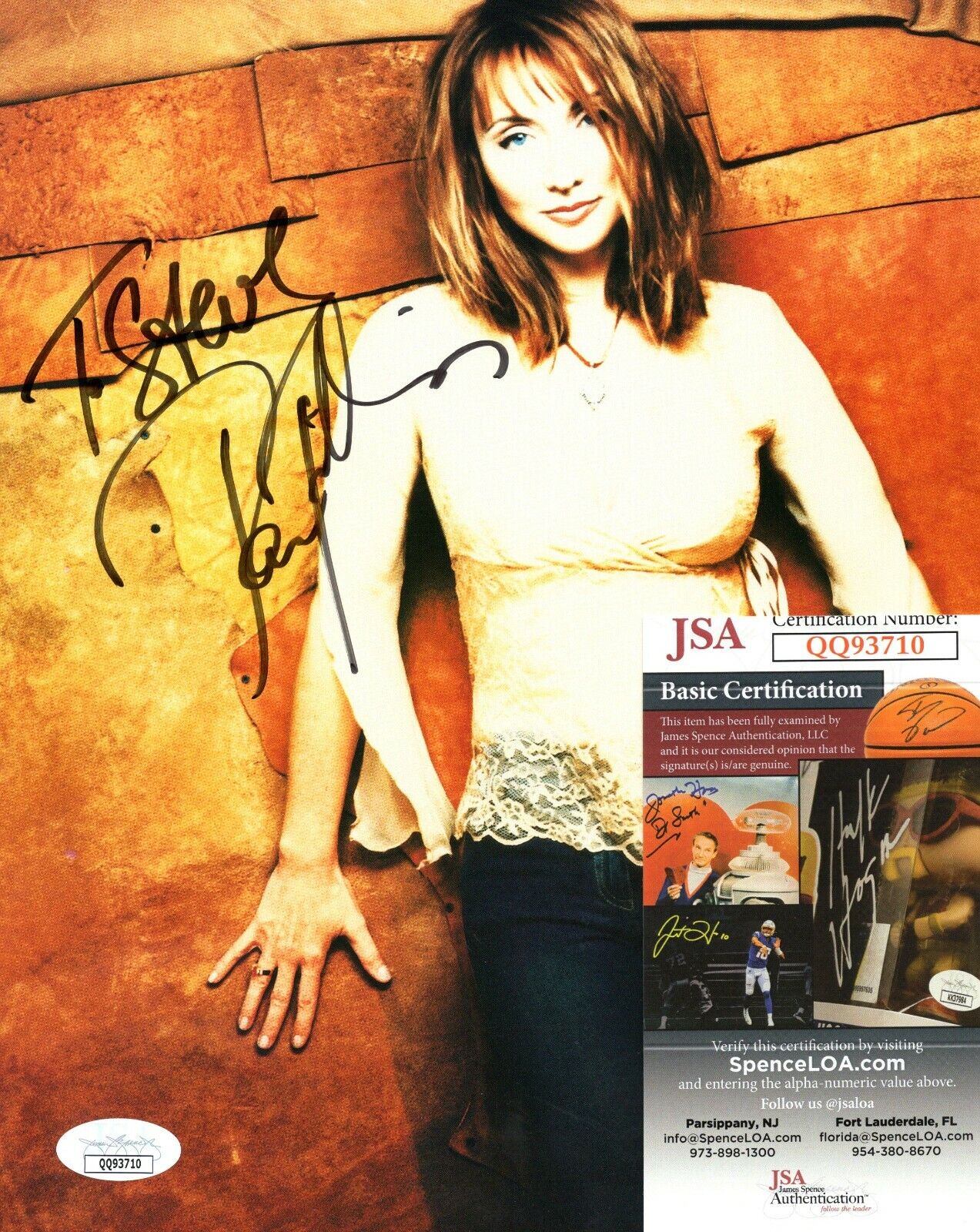 Pam Tillis Country Singer Hand Signed Autograph 8x10 Photo Poster painting with JSA COA