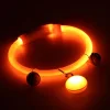 USB rechargeable luminous dog collar pet night dog walking collar