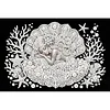 uk.everydayedeals DIY Pearl Painting With Frame - Handmade Self-Adhesive Pearls - Mermaid(20*30cm)