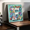 Butterfly Flower F 5D Partial Drill DIY Diamond Painting Kit 30*30cm
