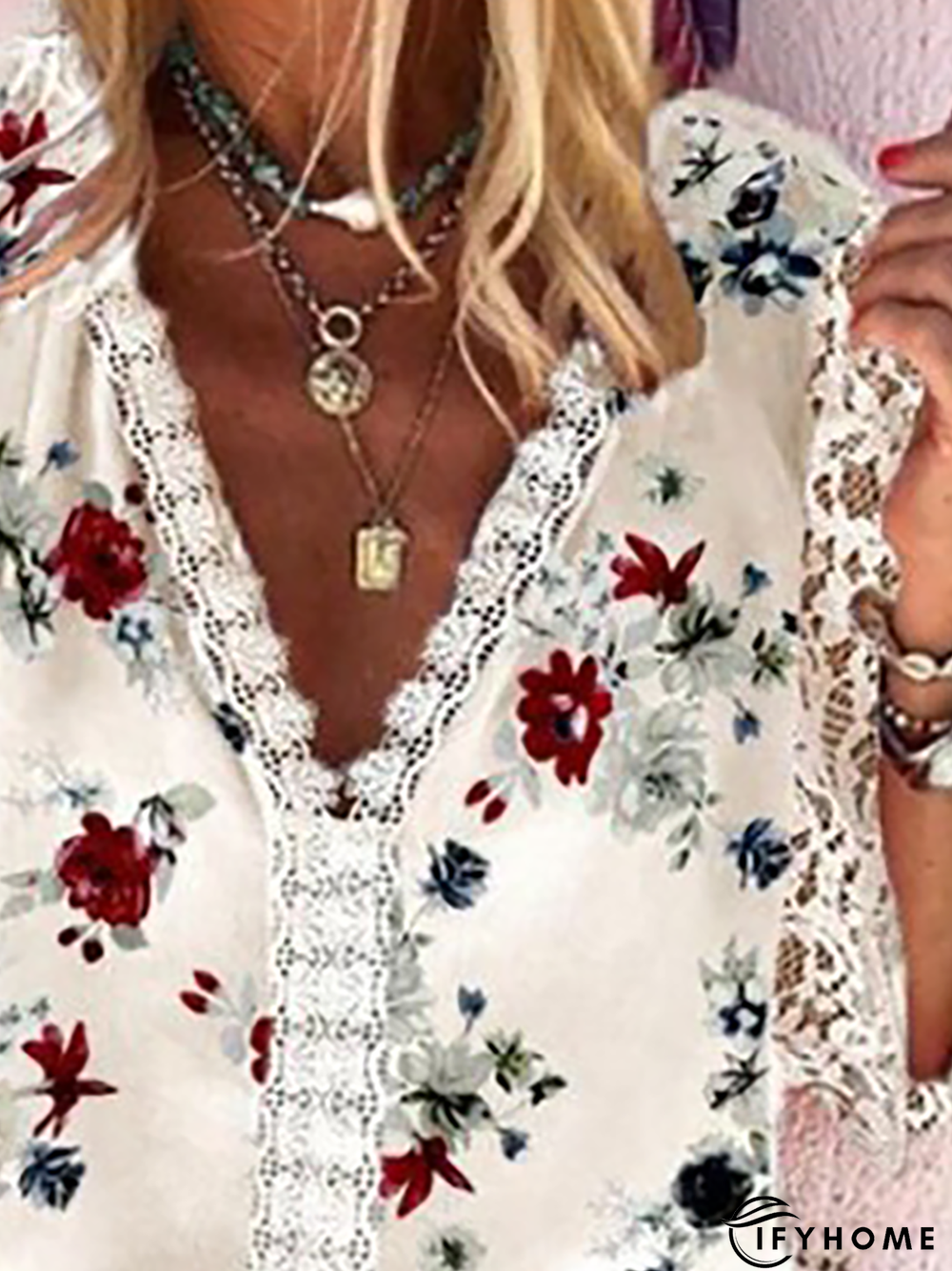 Floral Lace Top | IFYHOME
