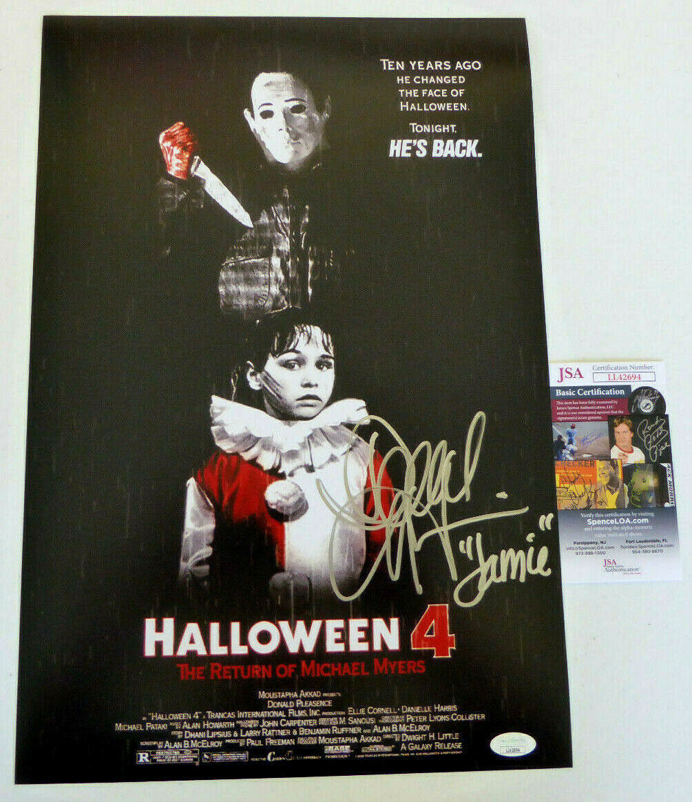 Danielle Harris Signed 12x18 Photo Poster painting Autographed, Halloween 4, Jamie, JSA COA