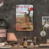 Horse There was A Girl Really Loved Horses - Vintage Metal Signs(8*12Inch) - Cowgirl