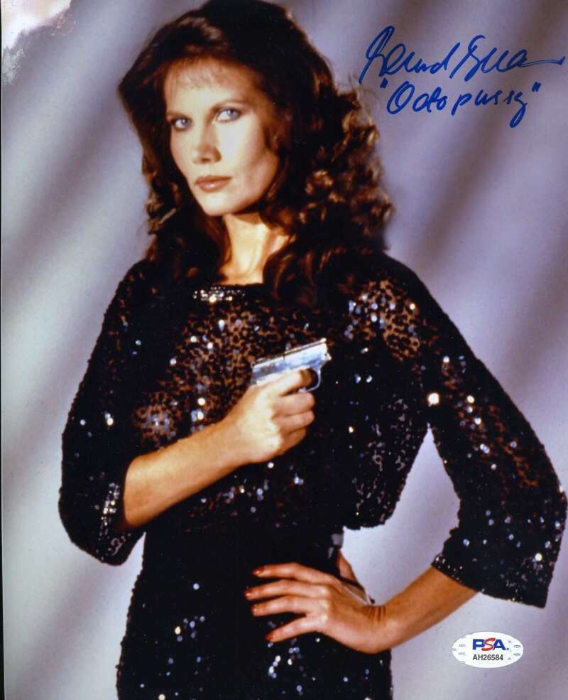 Maud Adams PSA DNA Coa Signed 8x10 James Bond Photo Poster painting Autograph