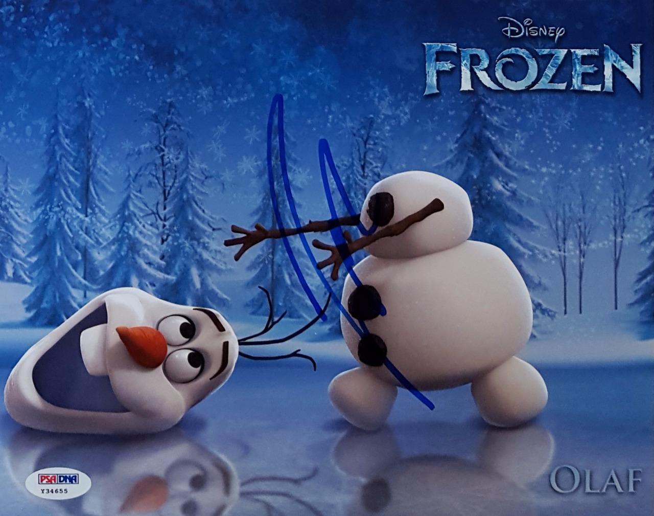 Josh Gad Olaf Signed Disney Frozen 8x10 Movie Photo Poster painting PSA/DNA Y34655 Autograph