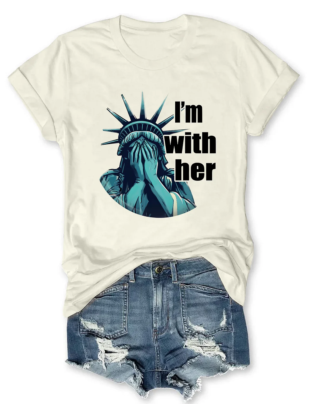 I'm With Her Sarcastic T-shirt