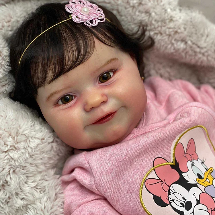 [2024 Collective List!!]20" Truly Lifelike Reborn Baby Girl Doll Named Jacqueline, Awake Toddler Adorable Baby Rebornartdoll® RSAW-Rebornartdoll®