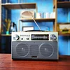 Retro Wooden Bluetooth Speaker, Rechargeable Portable Radio, 3 Band, AM, FM, SW with BT, USB, TF, AUX Extension Antenna, Bluetooth Speake