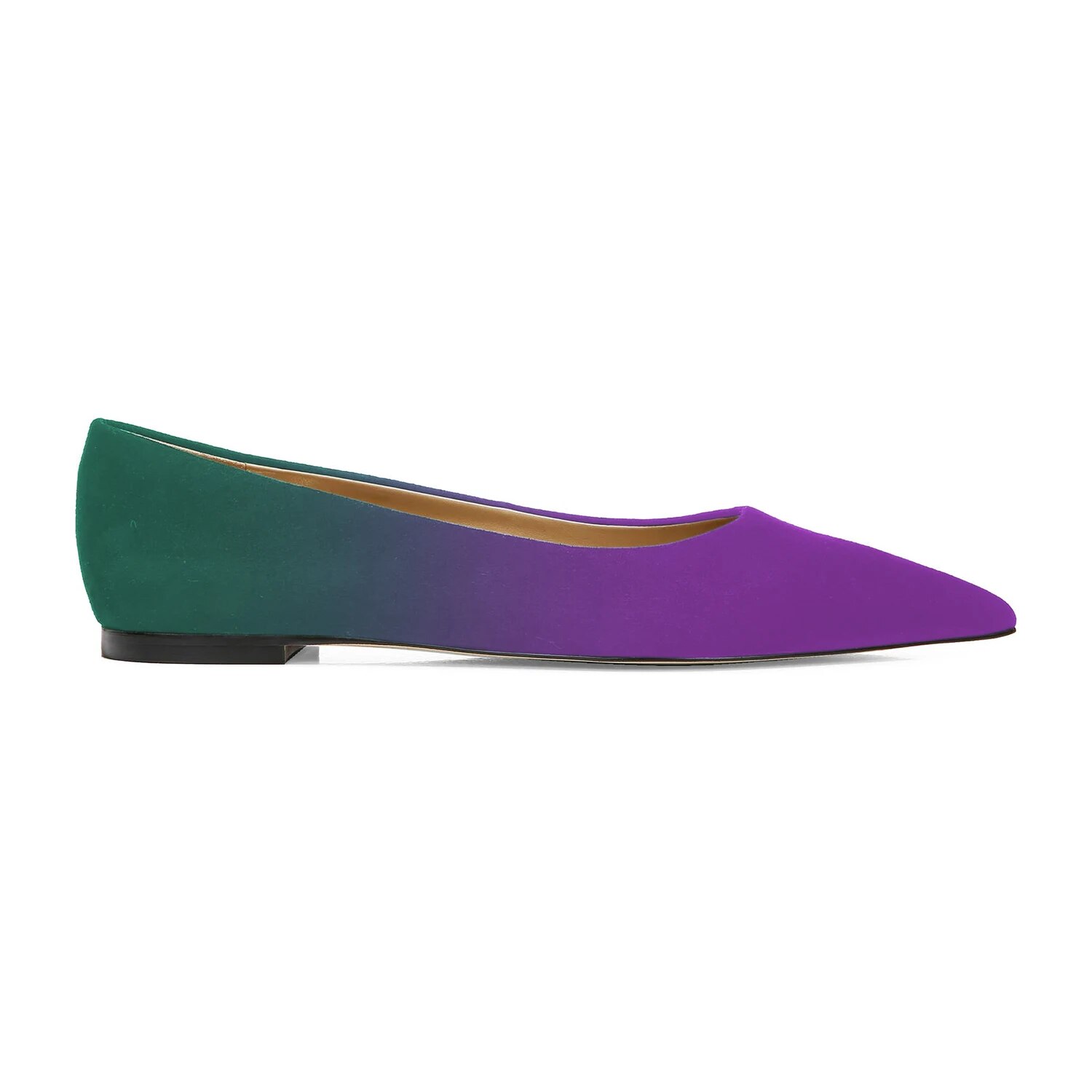 TAAFO Mixed Colors Women's Flats Pointed Toe Ladies Casual Dress Party Shoes 