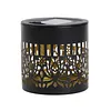 Solar Elegant Flower Wall Lights Waterproof Decorative Pathway Light 7-Color Changing Metal Projector Lamps for Backyards/Patio/Porch