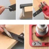 35mm hinge drilling fixture woodworking hole drilling guide locator with clamp aluminum alloy hole opener template tool