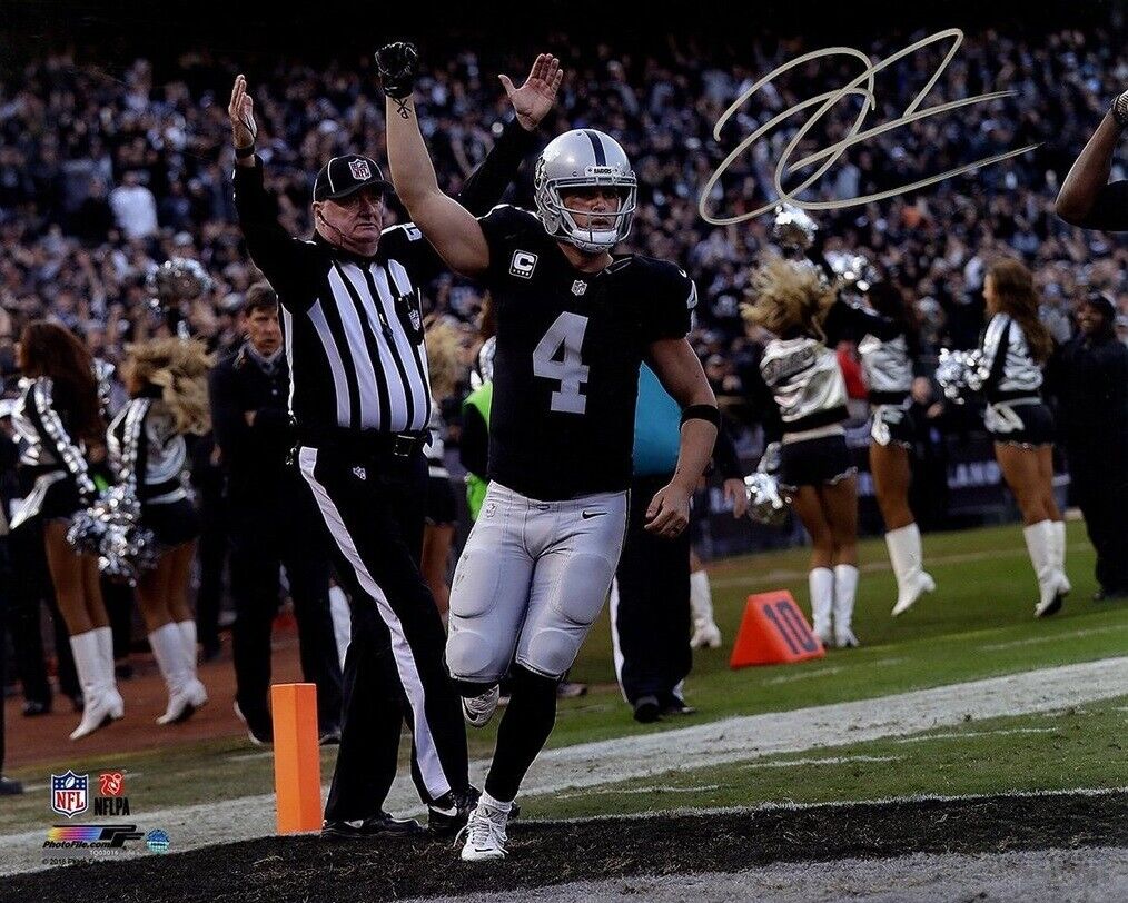 Derek Carr Autographed Signed 8x10 Photo Poster painting ( Raiders ) REPRINT ,