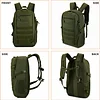 12L/ 15L/ 20L/ 30L Mini Rucksack Taktisch Wanderrucksack Molle Schultasche Wasserabweisend Daypack Milit&auml;risch Schulrucksack Studenttasche Unitasche Sporttasche Laptoptasche f&uuml;r Outdoor Sport
