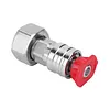 Garden Hose to Mini Power Washer Adapter Stainless Steel Leak-Proof Adapter 3/4 GHT to 1/4 Quick Connector for Car Wash & Outdoor Cleaning