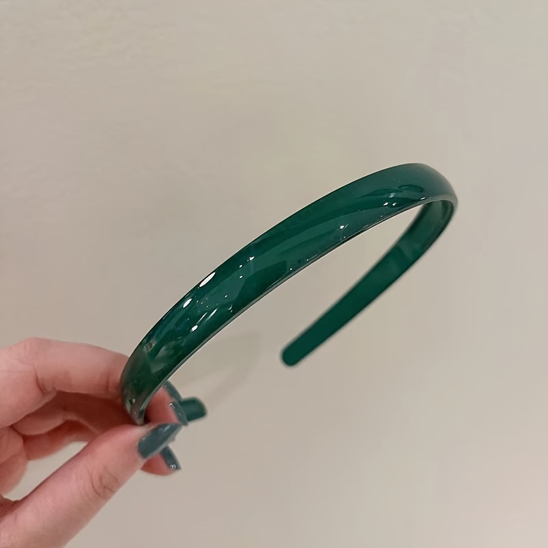 Two Packs of Acrylic 2024 New Jelly Hair Rings with Teeth, Plastic Anti-slip Hair Pressing and Washing Headband Hairpin Female Headwear