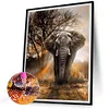 Diamond Painting-DIY Full Round Drill Elephant
